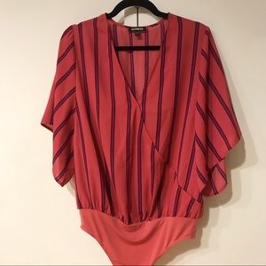 Express Striped Tunic Top